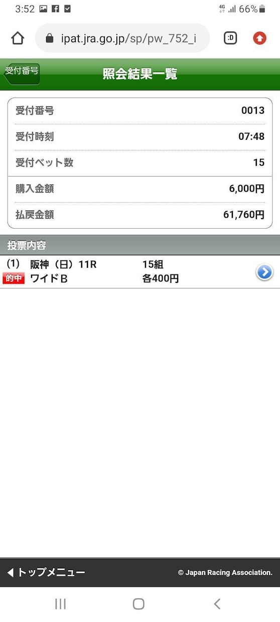 穴馬を絡めつつ予想します 小数点で賢く当てましょう。競馬は投資です！ イメージ4
