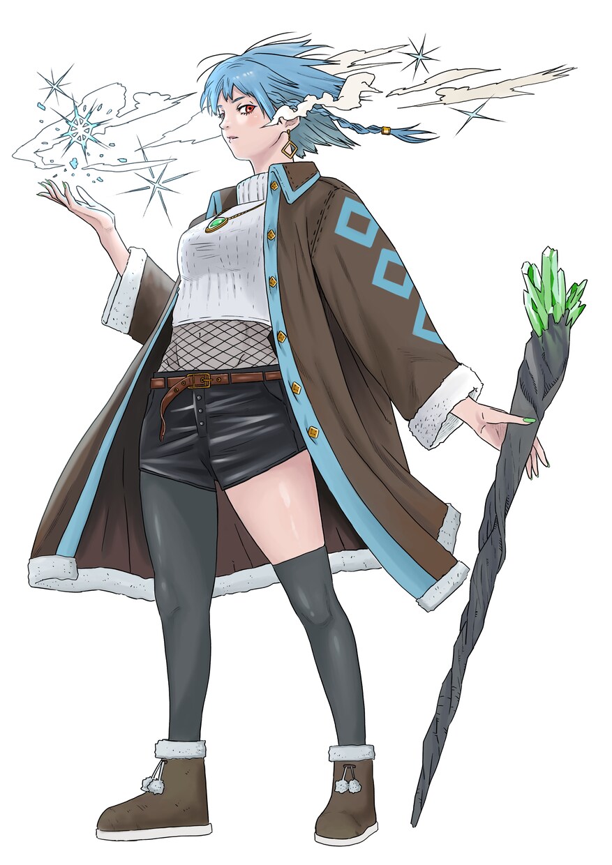 人物イラスト立ち絵を一体描きます なるべく要望に応えてキャラクターを描きます！ イメージ1