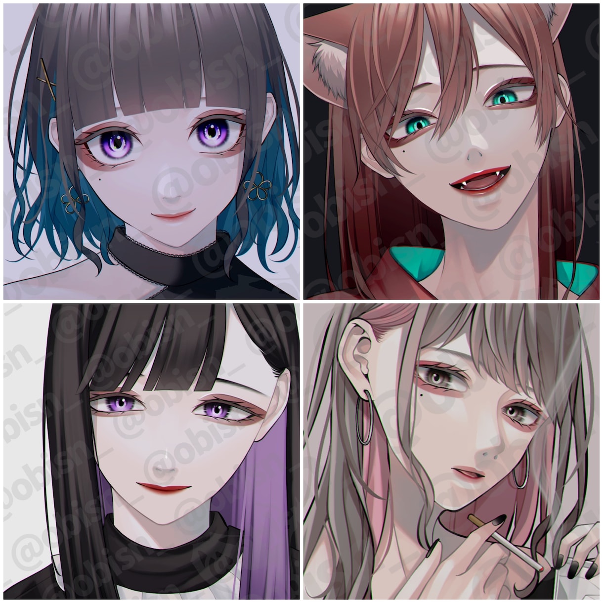 イラスト描きます SNSアイコン、ヘッダー、オリジナルMVイラスト、プレゼント イメージ2