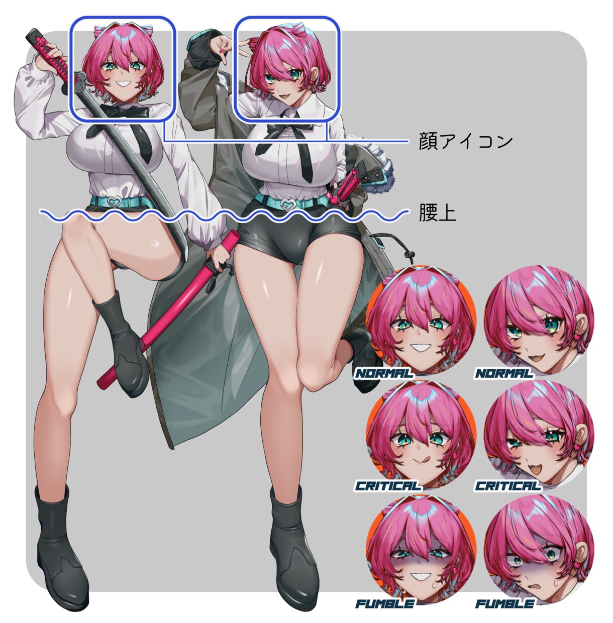 立ち絵/SDキャラ/TRPGキャラ等、制作致します 配信やTRPG等で使用可能！初めてのご依頼でも安心！ イメージ2