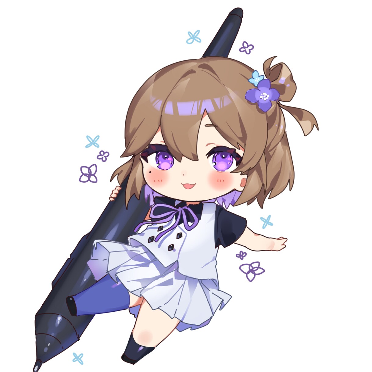 最短二日！デフォルメイラスト制作いたします まるっとかわいいデフォルメキャラ！ イメージ3