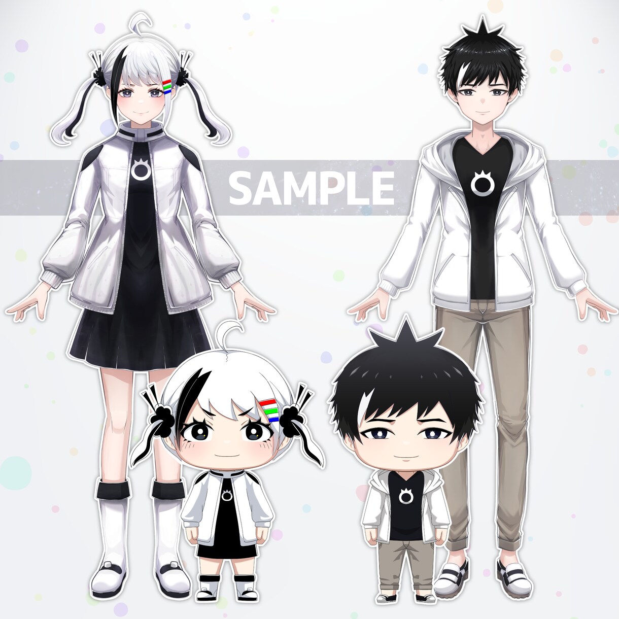 Vtuberアバター制作をします キャラデザ〜モデリングまで一括制作可能！【商用可】 イメージ4