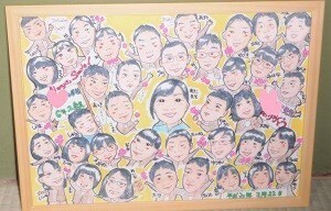 似顔絵描きます コロナで不自由な日々。でも絵のなかではマスクなしで "密"★ イメージ7