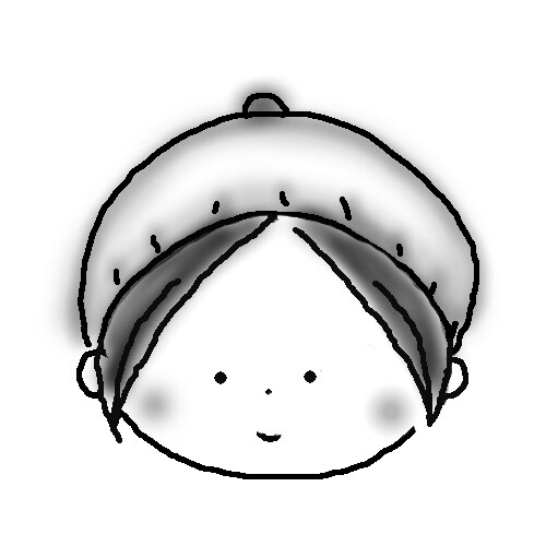 ほんわかモノトーンな似顔絵描きます シンプルほんわかモノトーン似顔絵♬ イメージ2