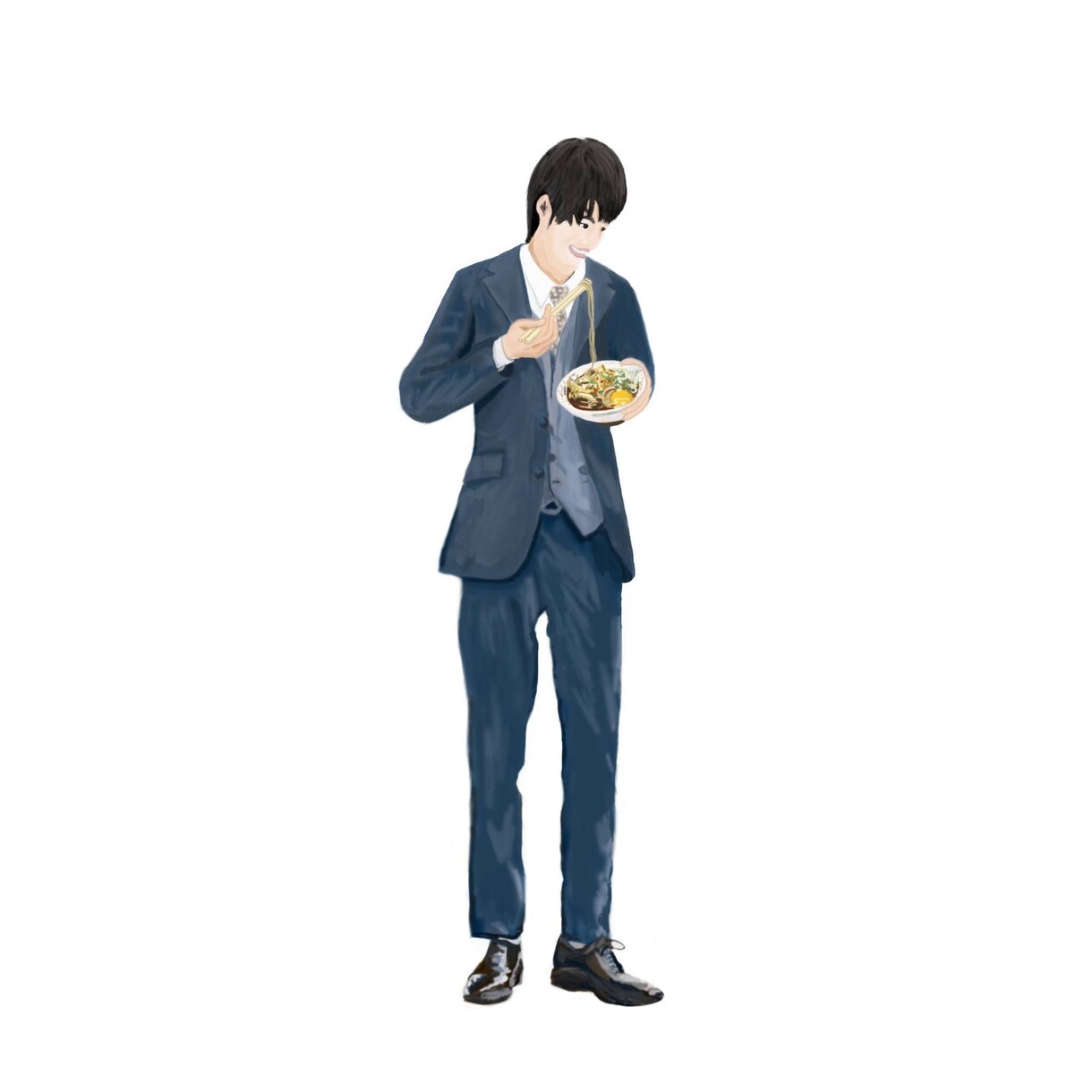 パソコンで人のイラストお描きします パンフレットやカタログにご使用してみませんか？ イメージ6