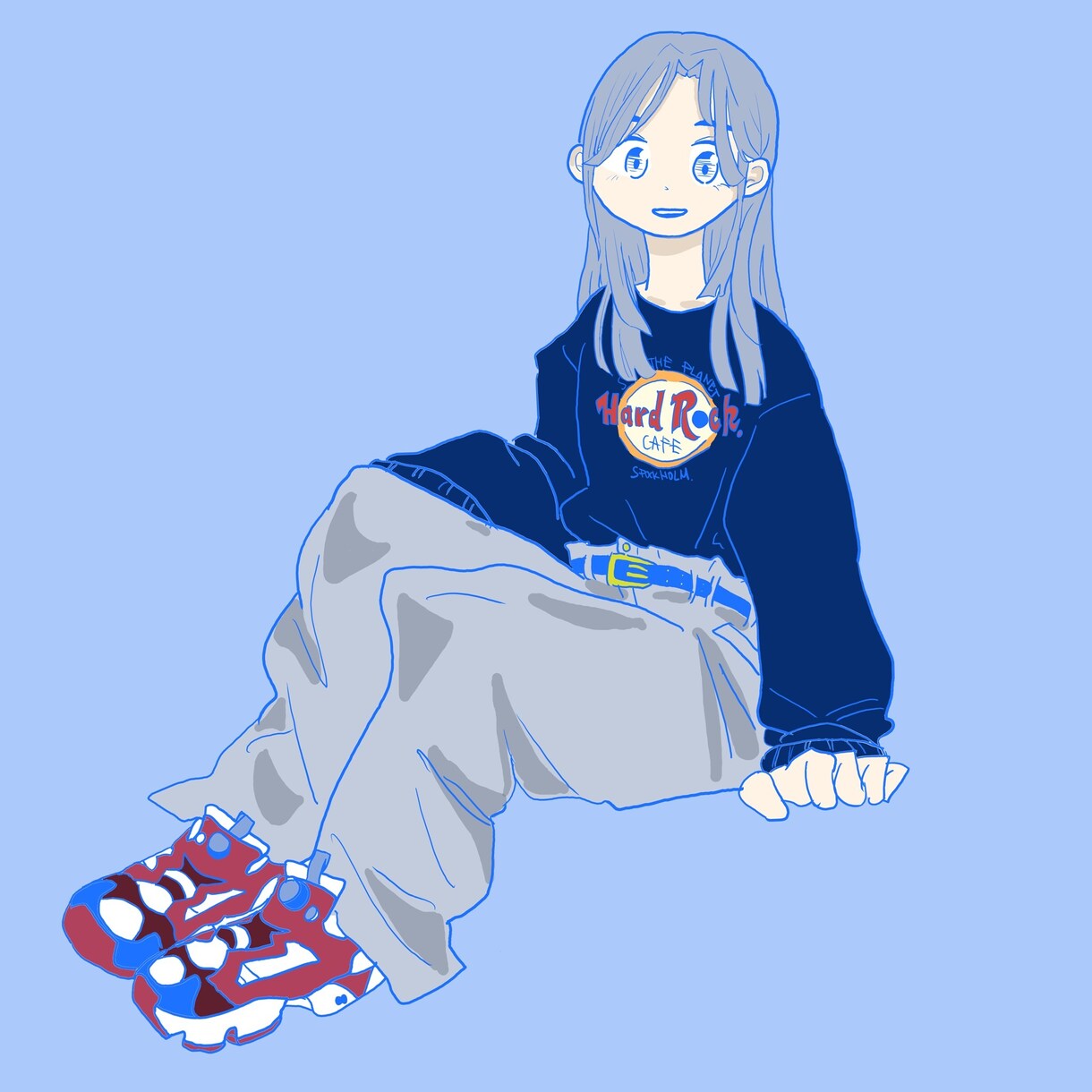 ポップで可愛い女の子のイラスト描きます POP×カラフル！アイコンやウェルカムボードも大歓迎です！ イメージ4