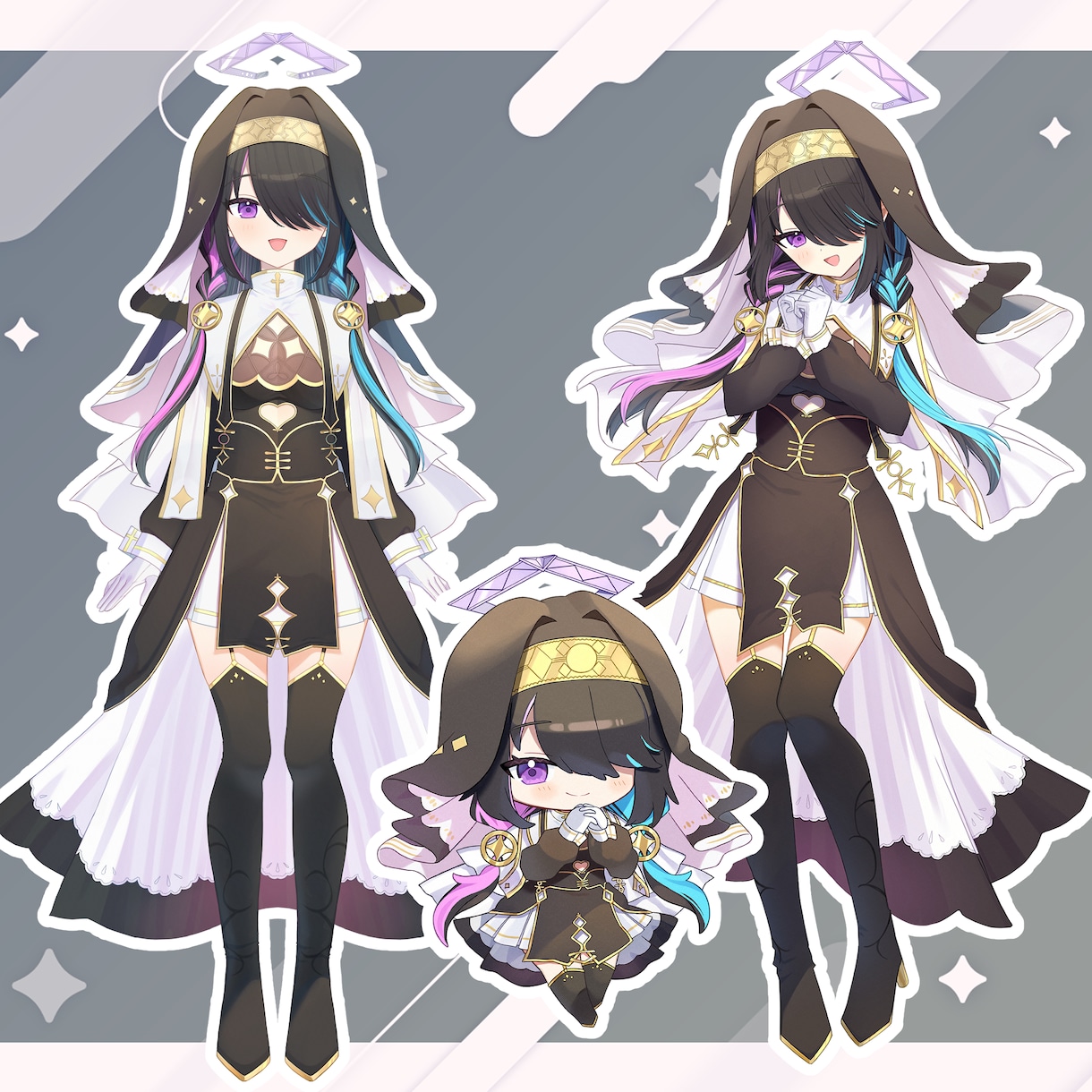 VTuberモデルの全行程を制作します キャラデザからLive2Dモデリングまで対応します！ イメージ7