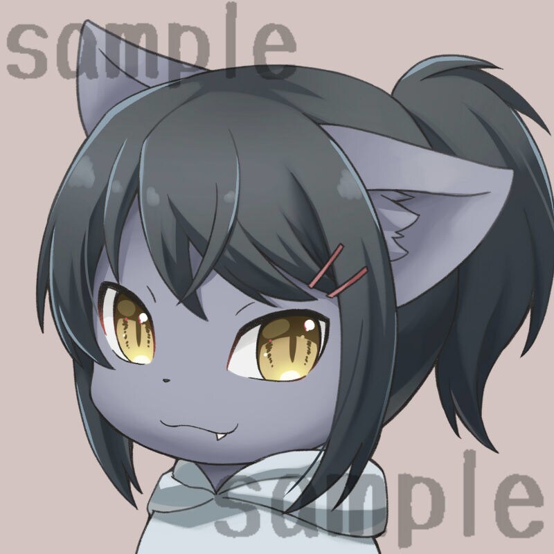 SNSのアイコンをお描きします 可愛いケモミミ系、獣人系のSNSアイコンお描きできます イメージ1