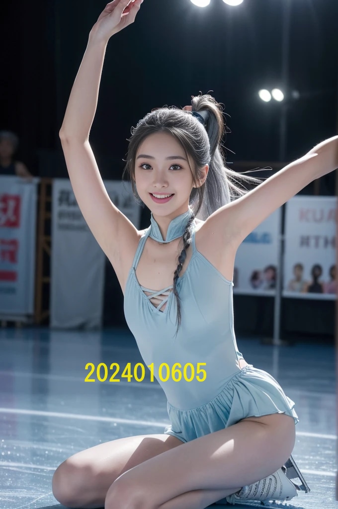 AIで作成したフィギュアスケート女子写真販売します 実写では撮影が難しいフィギュアスケートする女子高生のAI写真 イメージ5