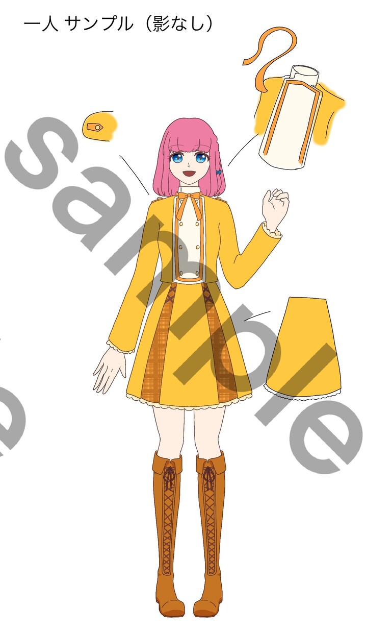 キャラクターに似合う可愛い衣装デザインを描きます 魔法少女、制服、ファンタジー、アイドルなどの衣装デザイン一面 イメージ2