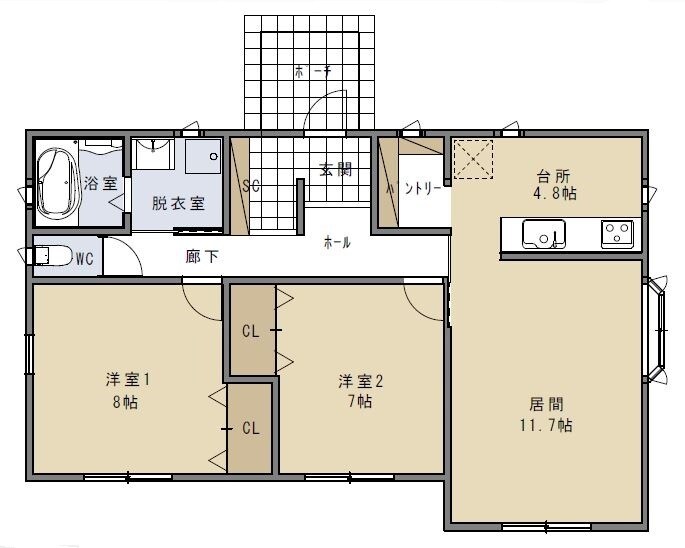 JWCADで図面を作成いたします 平面詳細図、不動産資料、リフォーム提案図面等々 イメージ8
