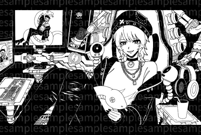 モノクロイラスト描かせていただきます モノクロイラストを描きます、デフォルメキャラも可能です イメージ7