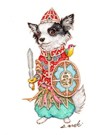 ファンタジーな動物画を描きます 普通の動物画じゃ物足りない方へ、わくわくをお届けします！ イメージ5
