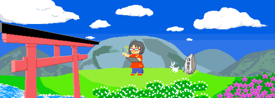 ドット絵風のオリジナルヘッダーお描きします！ます 季節感や温かみのある雰囲気を作ります イメージ1