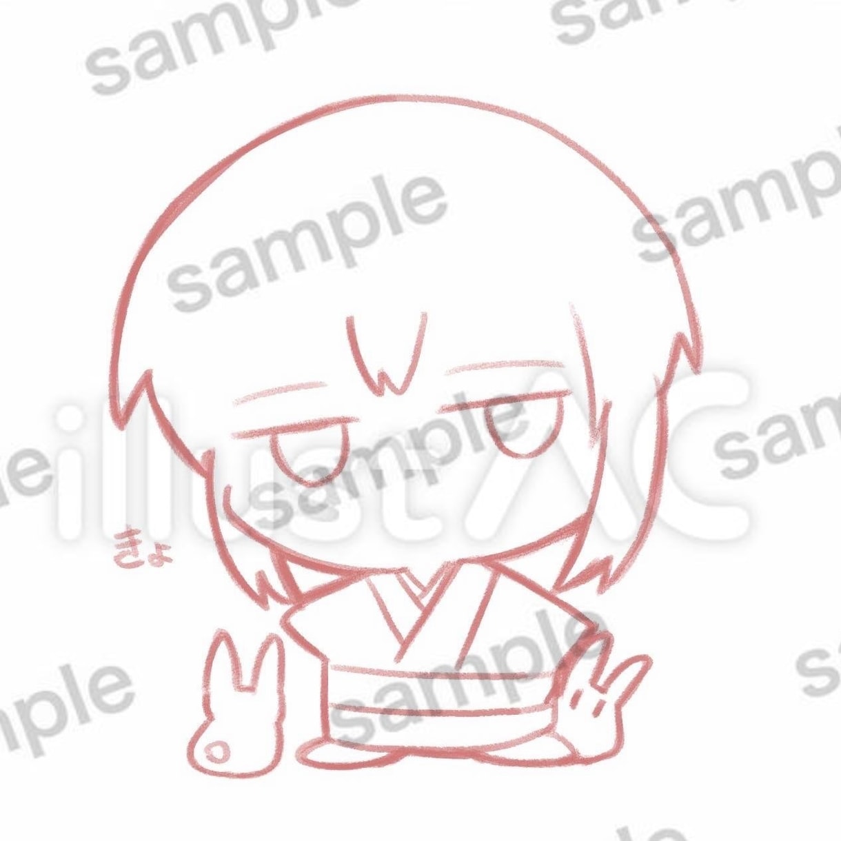 最短2日！ミニキャライラスト描きます 癒され系アイコン、商用利用も可 イメージ5