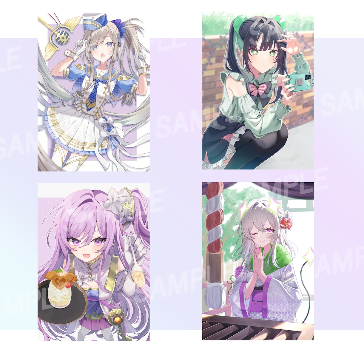 キャラクターイラストを描きます サムネイルや立ち絵、VTuberデザインを考えます！ イメージ4