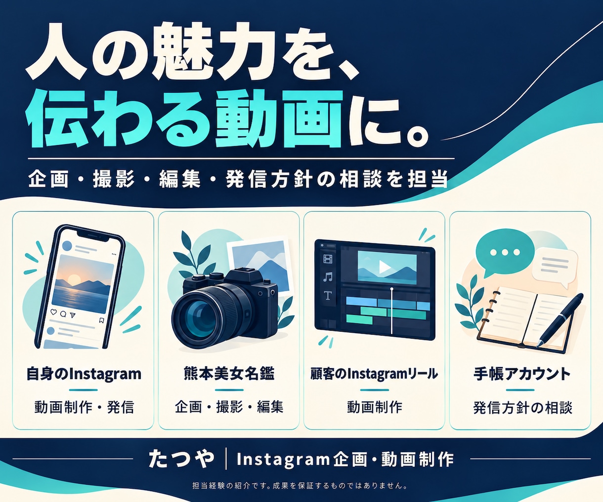 リールの企画と台本を3本分作成します 冒頭の言葉から撮影カットまで すぐ撮れる構成へ イメージ2