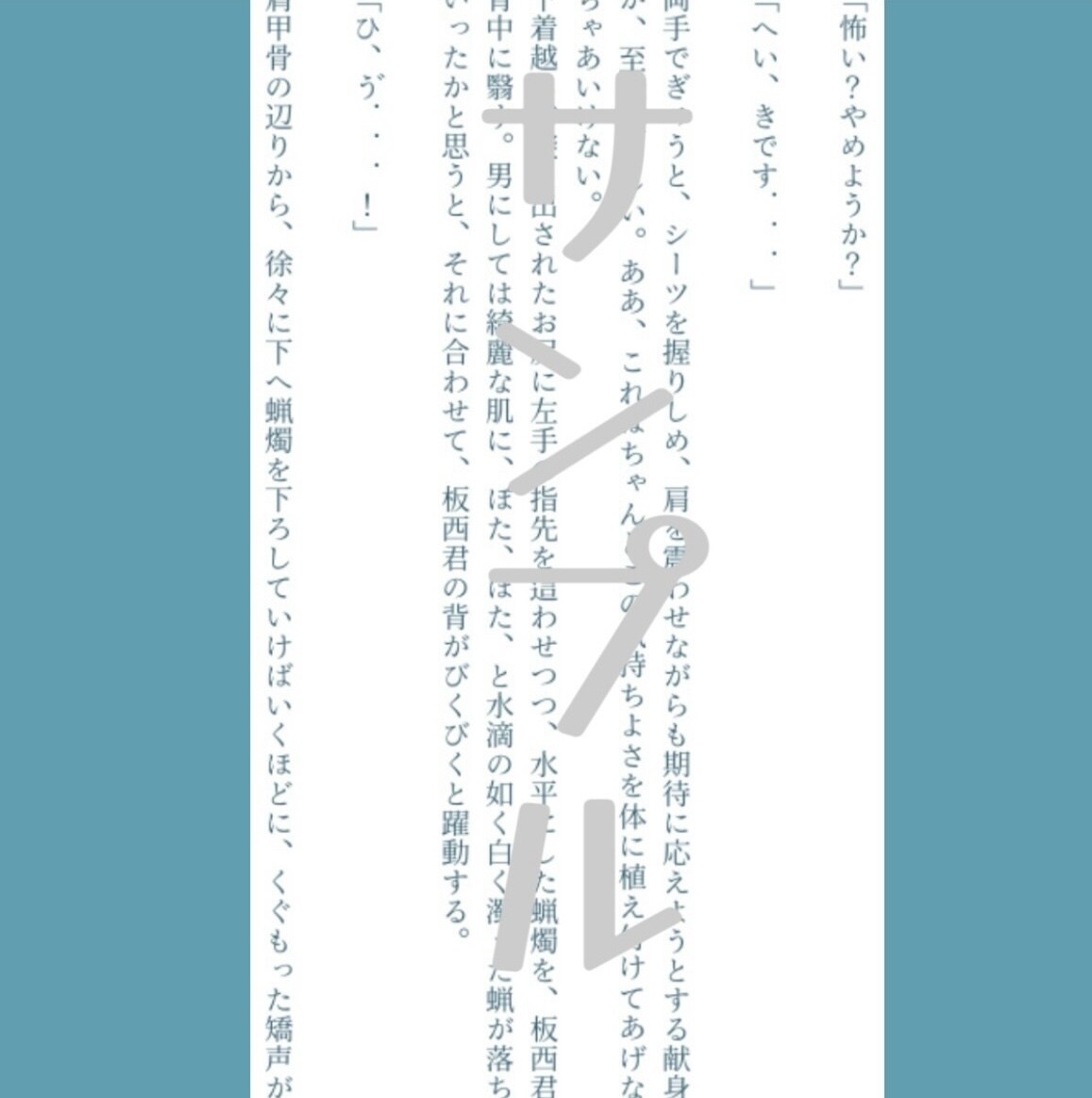 夢小説/BL/HL/GL/特殊シチュ書きます あなたの好きを文字に起こします！ イメージ2