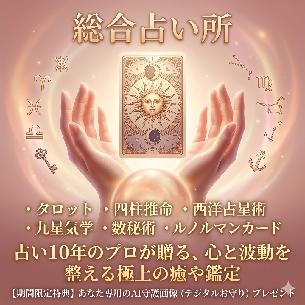 占い10年のプロが占います 恋愛・復縁・人間関係の迷いにカードと命術の両方から今あなたに イメージ1