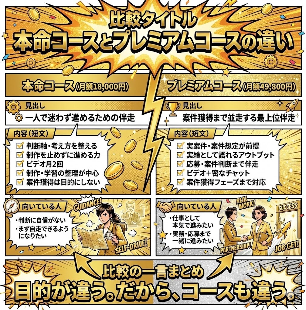 マンツーマン【最上位】案件獲得プレミアム伴走します 学習から実務へ。案件に挑戦できる状態まで支援 イメージ10