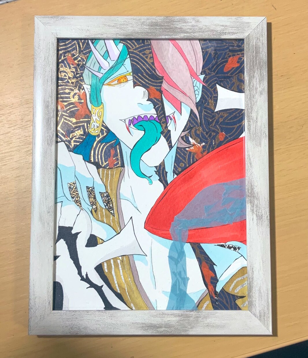 イラスト依頼します マスキングテープを使用した着色をします イメージ4