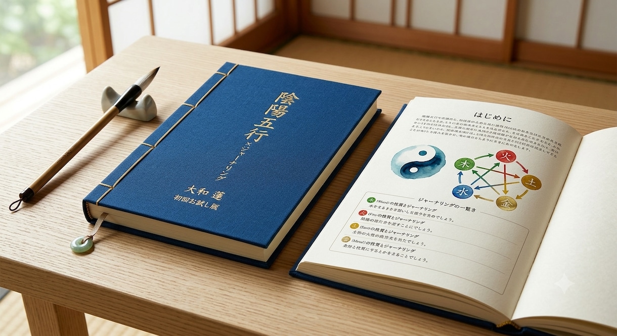 陰陽五行×ジャーナリングで心を整える伴走をします 初回お試し版！初心者も安心。伴走型ジャーナリングワークです！ イメージ2