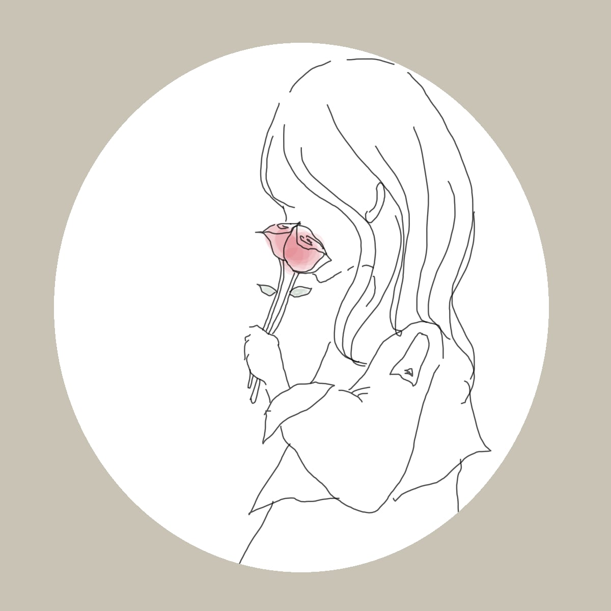 女性線画イラスト描きます 細かい追加料金なしでオーダーメイド♡ イメージ9