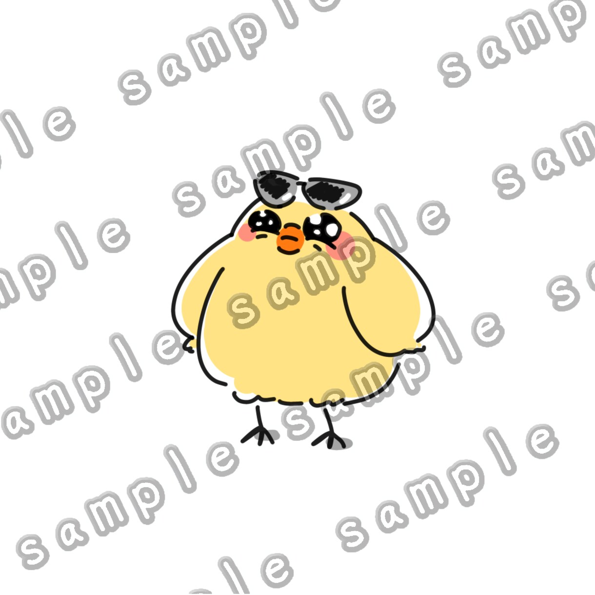 新作✴︎ぴえんな動物イラストを販売します うるうるした瞳がかわいい動物達完成済みイラストです！ イメージ1