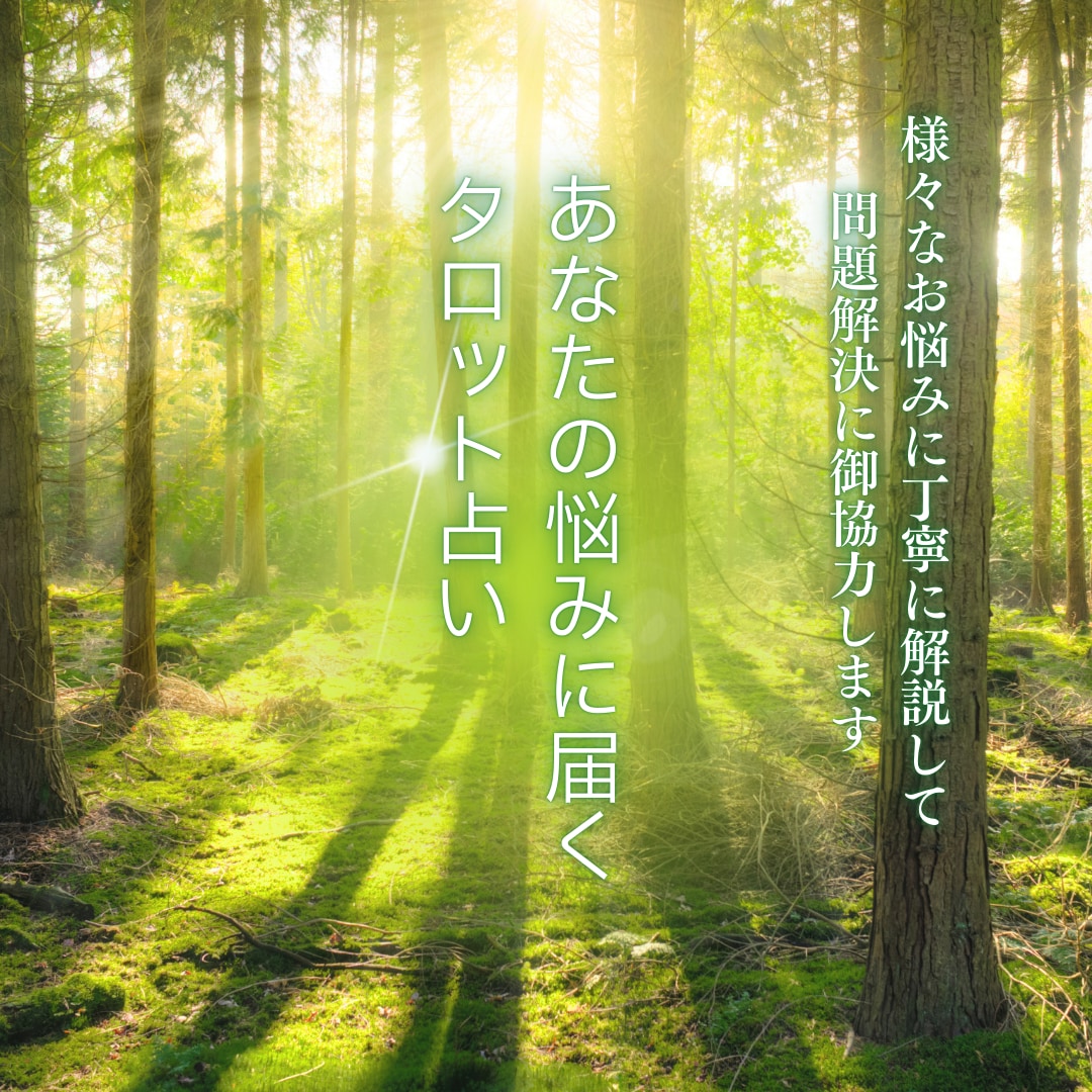 あなたの悩みに届くタロット占いを御提供します 様々なお悩みに丁寧に解説して問題解決に御協力します イメージ1