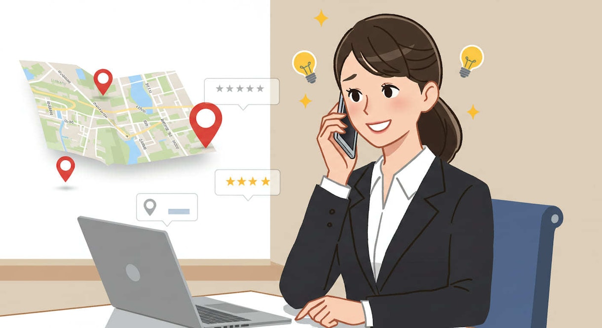 Googleマップ集客とMEOの電話相談承ります 店舗の課題に寄り添い、集客と口コミの底上げ支援をします イメージ4