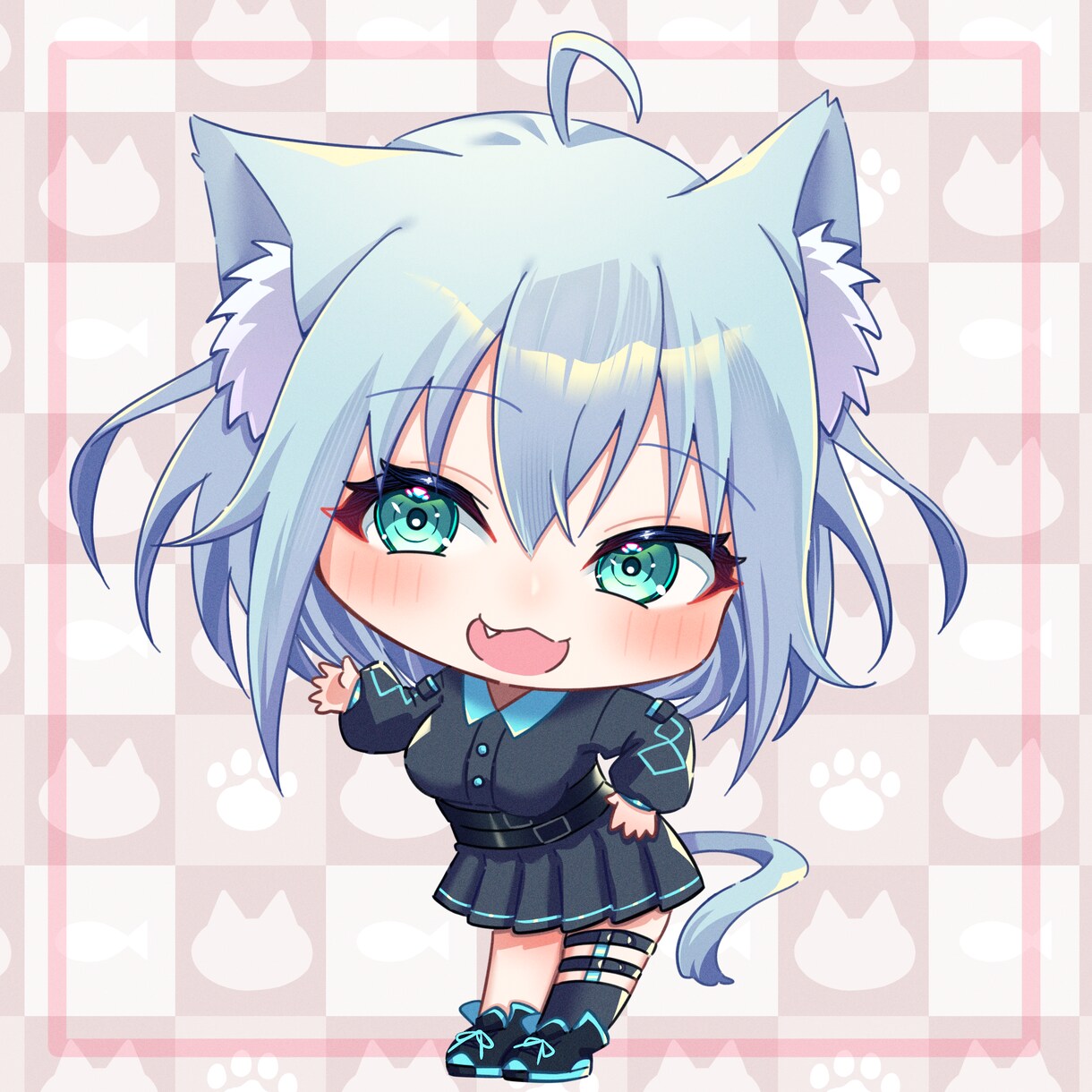 可愛いデフォルメちびキャライラスト作成いたします スタンプ、グッズ、立ち絵など。動画などに。商用利用可。 イメージ3