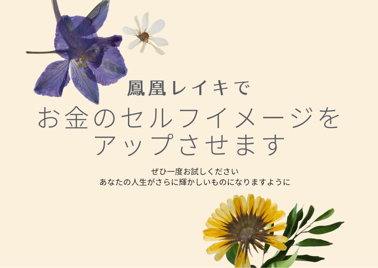 初めての方限定！お金のセルフイメージアップします 無理して努力してボロボロなのにお金が増えない方にオススメ！ イメージ1