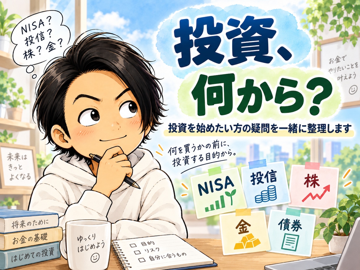 NISAを始めるべきか迷う方と一緒に整理します 分からないという不安を解消し、やるやらないを選べる状態作り イメージ1