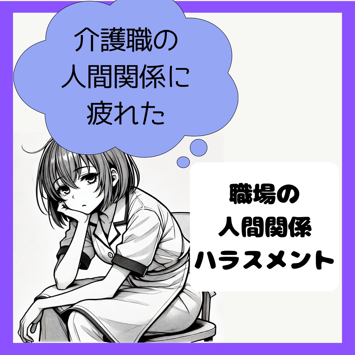 体力的に大変、人間関係も最悪、介護士の愚痴聴きます 夜勤明け・お休みの日、5分だけお話ししましょ♪ イメージ1