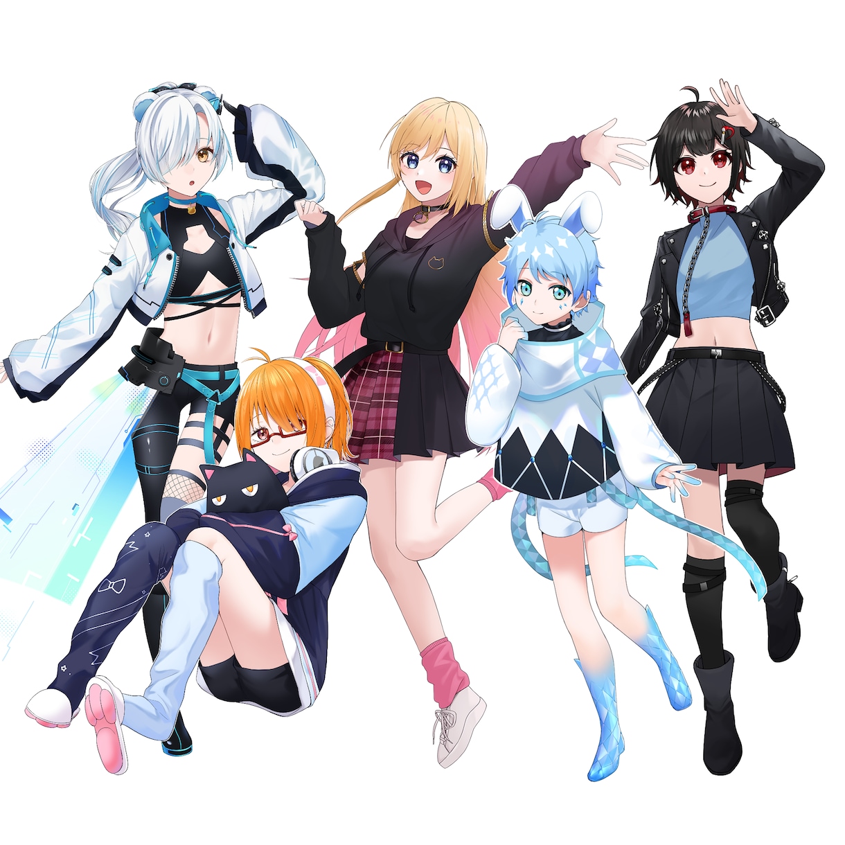 立ち絵制作/デザインからパーツ分け等対応いたします 個人観賞用、TRPG用、VTuber、三面図など イメージ5