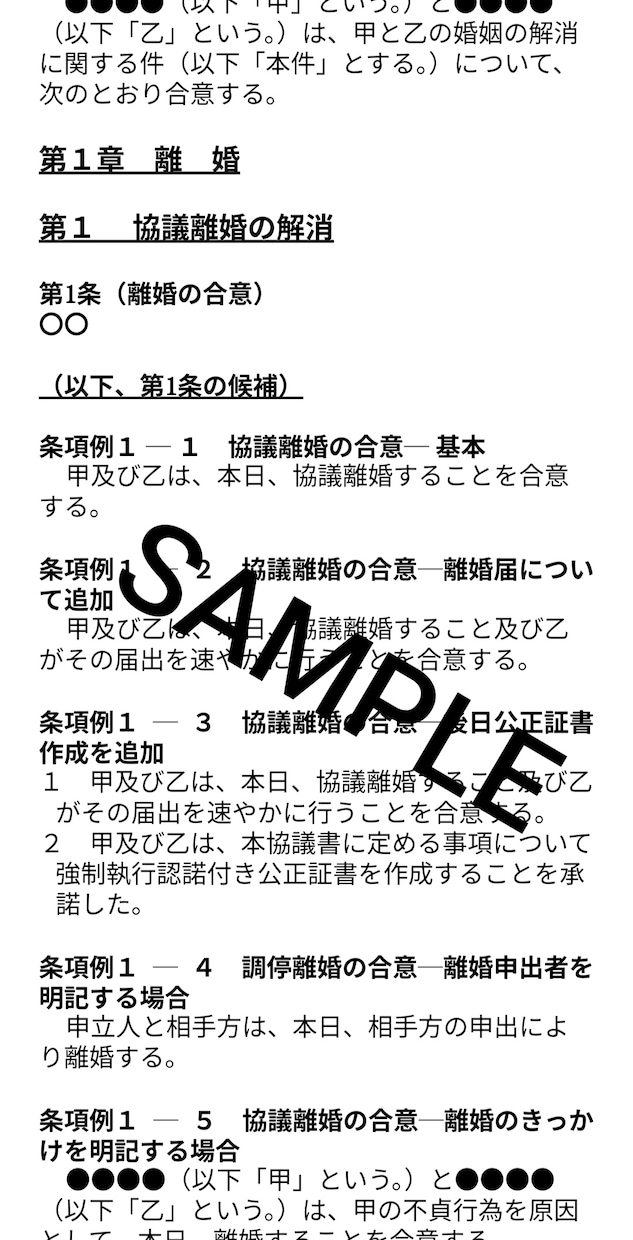 双方が合意した上での離婚協議書を作成、添削します 離婚協議書を作る際どうしたら良いかとお悩みではありませんか？ イメージ4