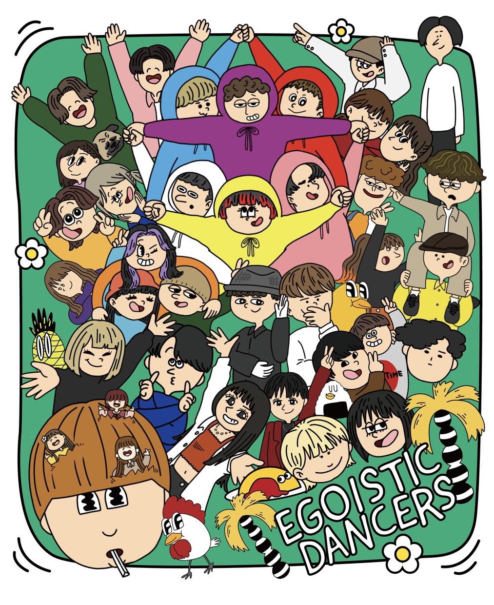 ゆるっとカラフルなアイコン描きます 個性的なアイコンで会社や学校で目立っちゃおー！ イメージ4
