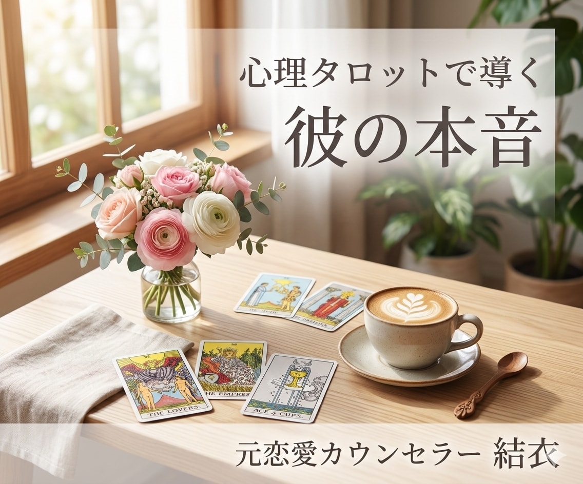 彼の本心・言葉の裏の真実を紐解きます 元恋愛カウンセラーが占う【あの人の本音と未来】 イメージ1