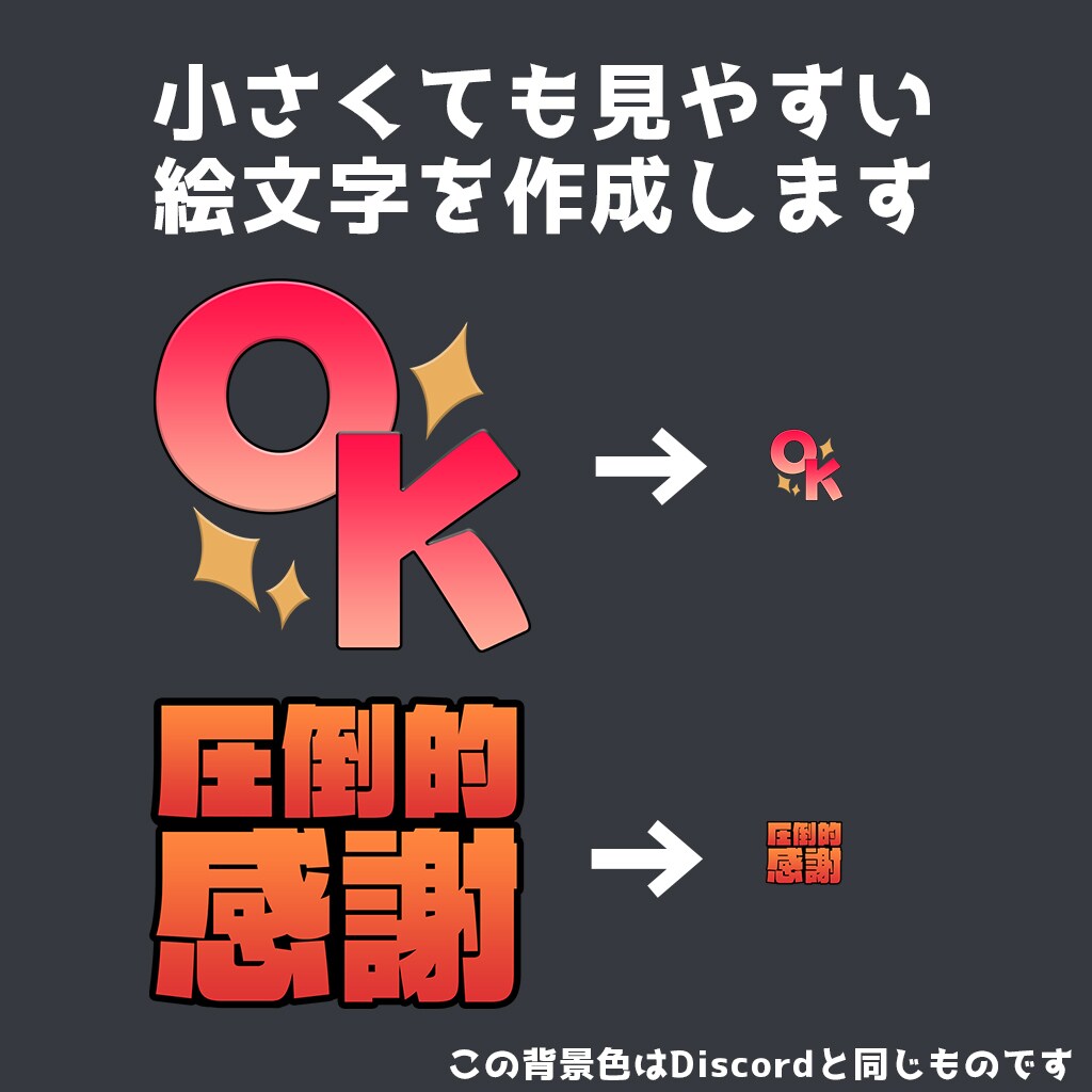 Discord用の絵文字作成します 見やすくて使いやすい！オリジナル絵文字✨ イメージ2
