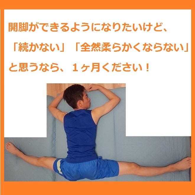 １ヶ月間、180度開脚ができるようにサポートします 質問無制限！一人では続かないなら、プロと一緒に続けませんか？ イメージ1