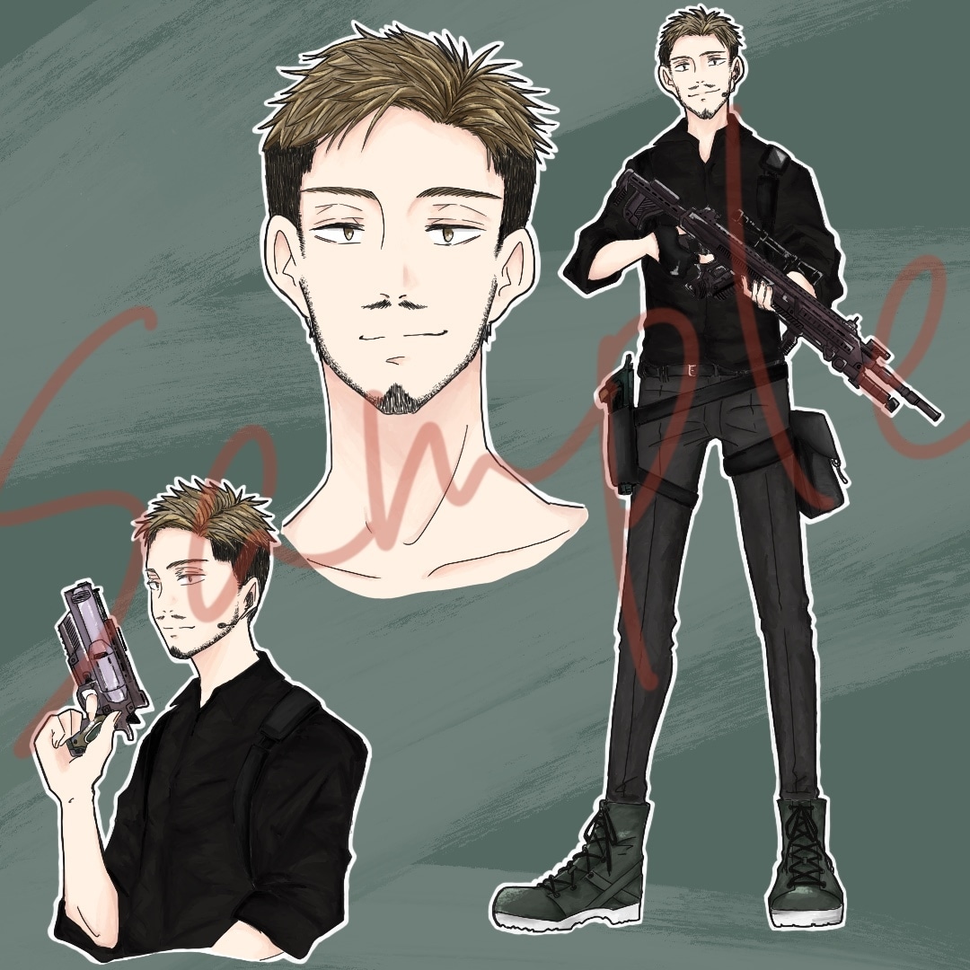 オリジナルキャラ制作、キャラクターシート描きます あなたのオリジナルキャラを形にしませんか？？？ イメージ3