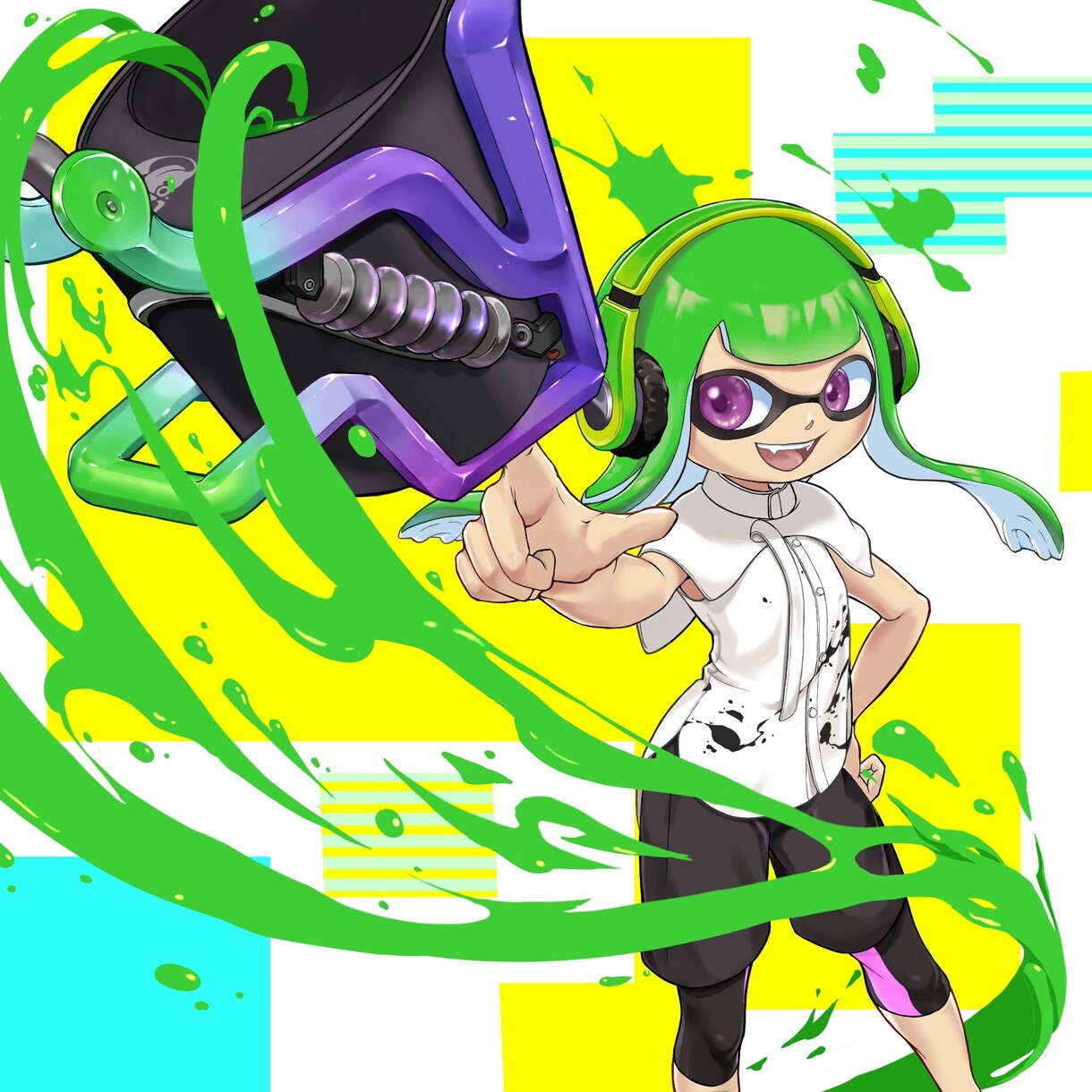 ラフ提案付き　某ゲーム風SNSアイコン作成します 指定の武器とギアでアイコンを描きます イメージ5