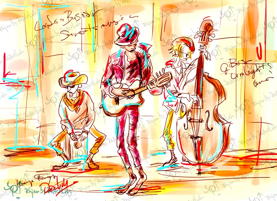 線画・インク・水彩系でカラフルなイラストを描きます 音楽配信用や動画サムネ等にも対応 イメージ5