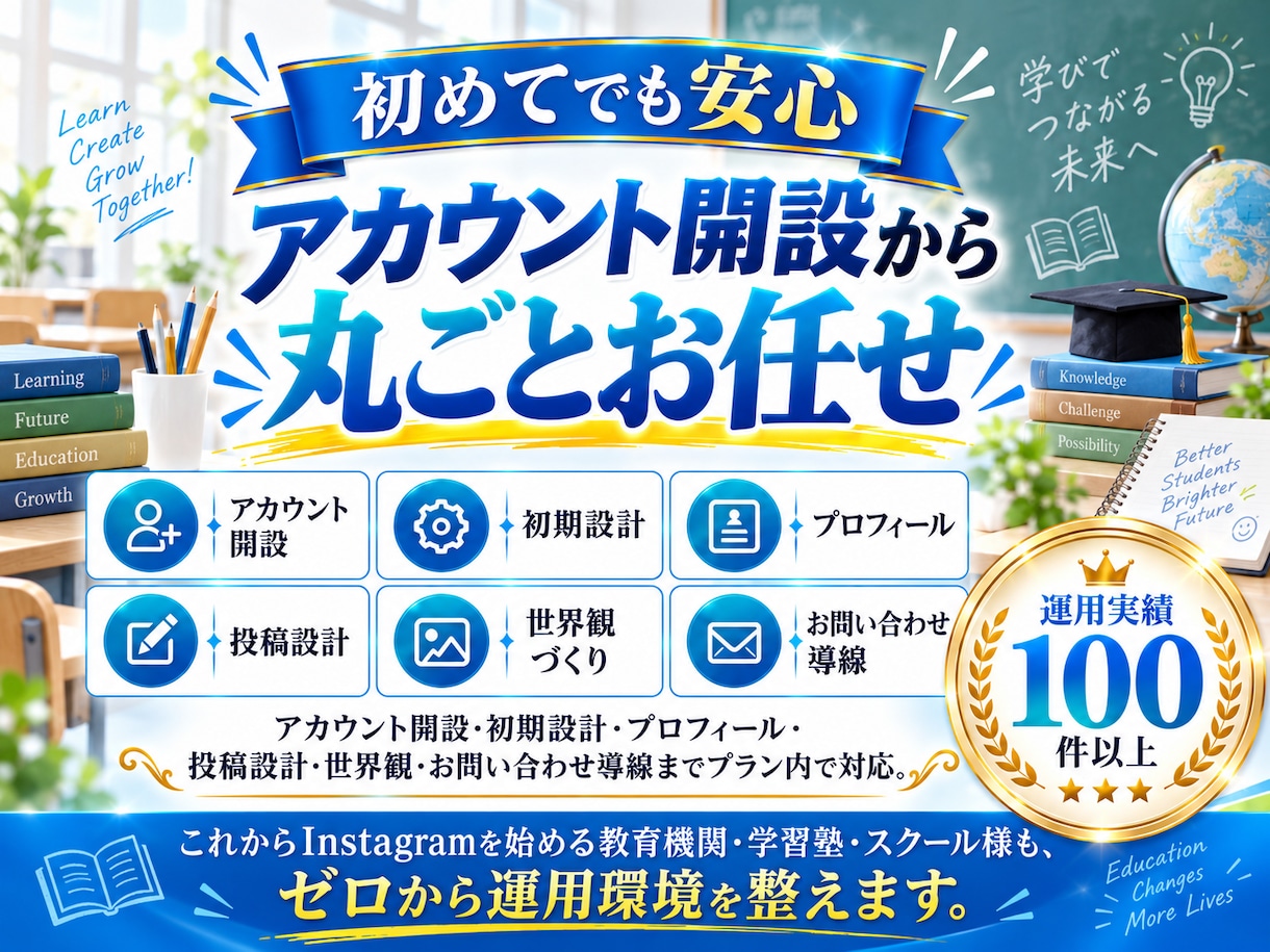 教育業界に特化！Instagram運用をいたします 教育業界の「集客・問い合わせ」に強いInstagram運用 イメージ8