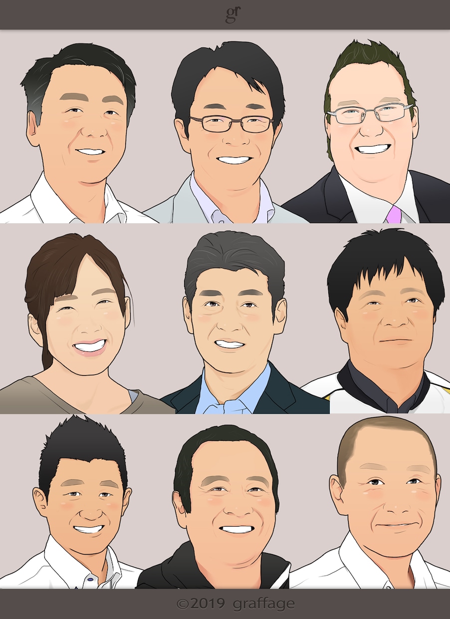 ビジネスに最適！お写真から似顔絵を作成します （名刺・ブログ・HP・ウェルカムボードなど使い方色々！） イメージ3