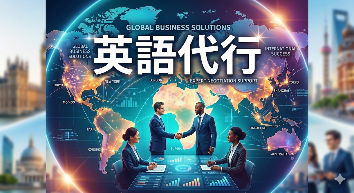 英語の代行します 英語の代行お任せください。案件によってはスペイン語も対応可 イメージ1