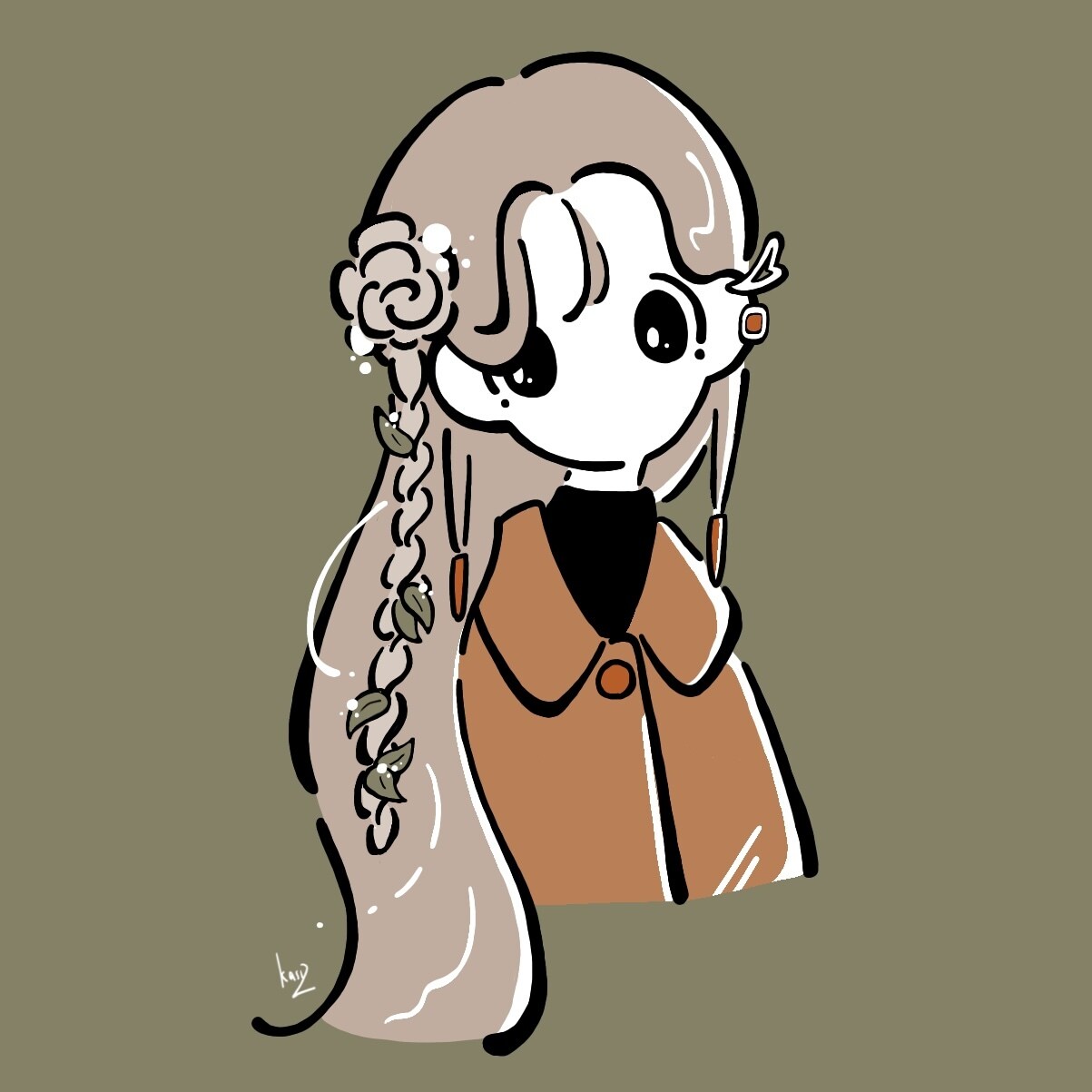 ぽってりゆるい。アイテムつきアイコン描きます 【あなた×お気に入りのモノ】で自分らしい世界観*。 イメージ5