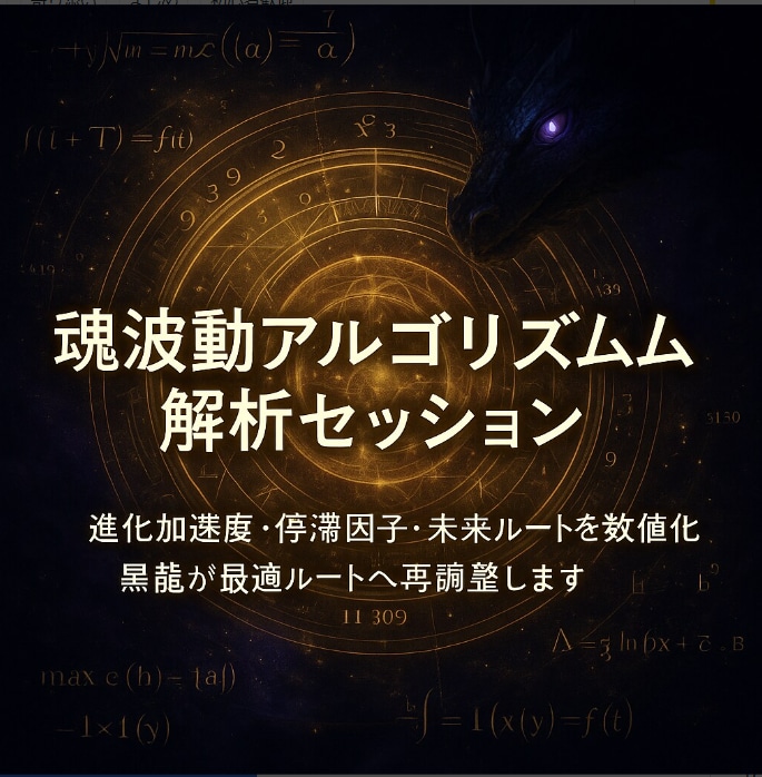 魂波動アルゴリズム解析セッション進化を再調整します 魂波動の数式解析で進化加速度と未来ルートを数値化し最適調律へ イメージ9