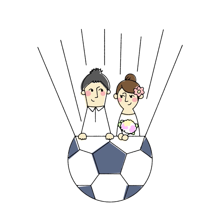結婚式用のおふたりのイラストを描きます ドレスアップを想定したシンプルなイラストをご提供します イメージ2