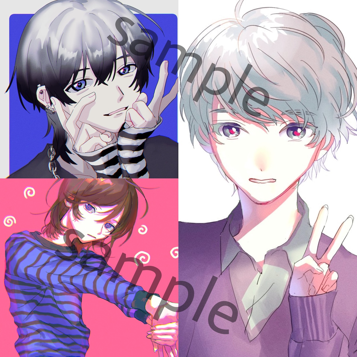 可愛いアイコン描きます アイコンに使えるイラスト制作いたします！似顔絵も◯ イメージ3
